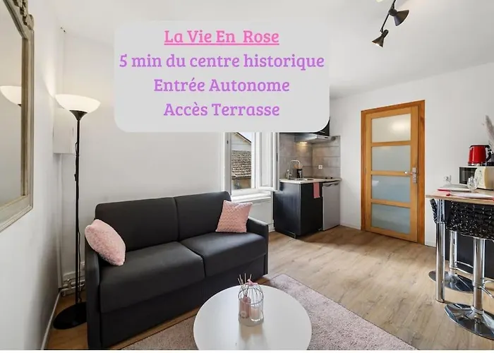 Apartment La Vie En Rose, Calme, 5min Du Centre,parking Facile Beaune (Cote d'Or)
